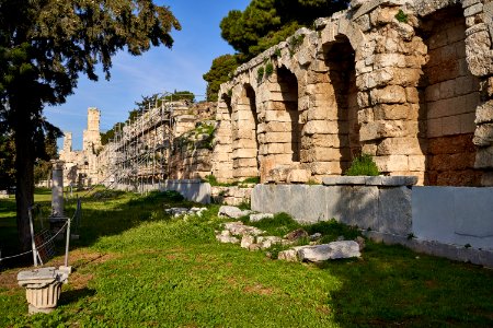 The Stoa of Eumenes on March 8, 2020