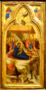 The Nativity by Taddeo Gaddi, 1335, paint and gold leaf on panel - Portland Art Museum - Portland, Oregon - DSC08955