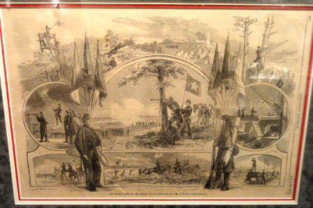 The Signal Corps of the United States Army, Harpers Weekly, June 28, 1862 - National Cryptologic Museum - DSC07704