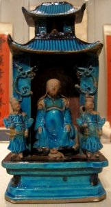 The Star God of Longevity, China, Ming dynasty, 16th century, glazed stoneware, HAA