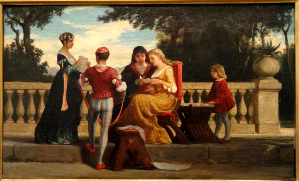 The Music Party, Elihu Vedder, 1868 - Museum of Fine Arts, Springfield, MA - DSC03900