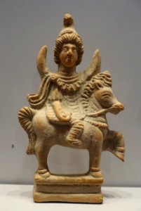 The Moon God 'Men', Roman, Anatolia, 3rd century AD, terracotta - Sackler Museum - Harvard University - DDSC01847