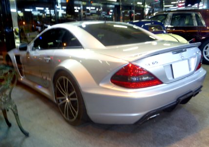 The rearview of Mercedes-Benz SL65 AMG Black Series (R230)