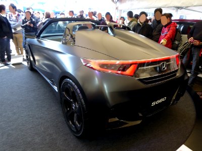The rearview of Honda S660 CONCEPT