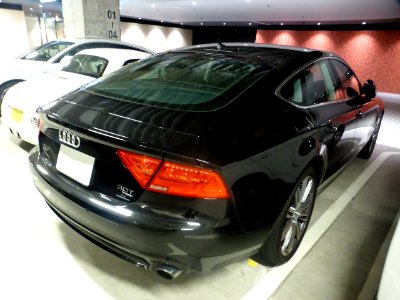 The rearview of Audi A7 Sportback 3.0T quattro