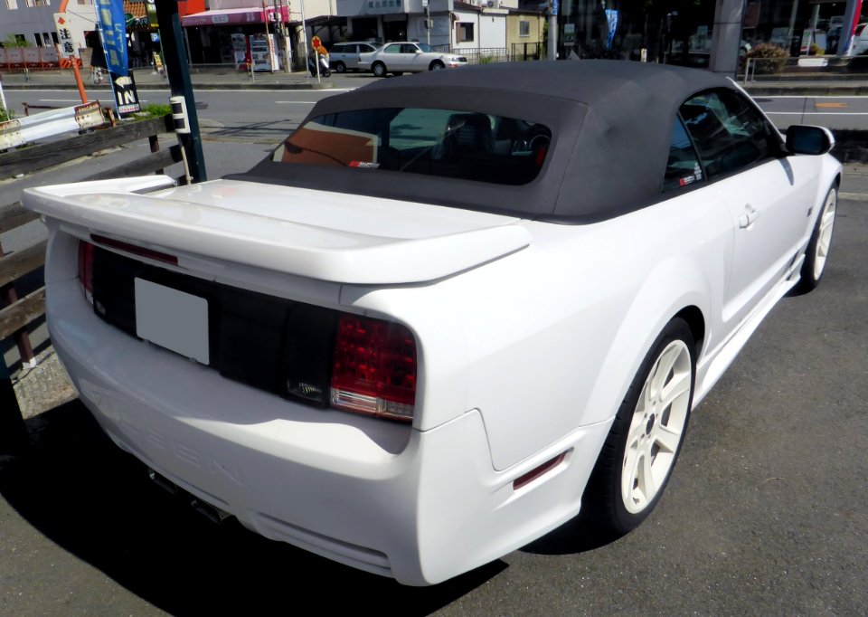 The rearview of SALEEN S281 SUPERCHARGER CONVERTIBLE
