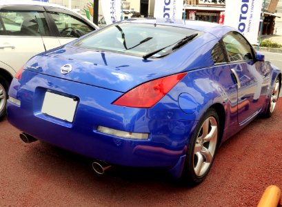 The rearview of Nissan FAIRLADY Z (Z33)