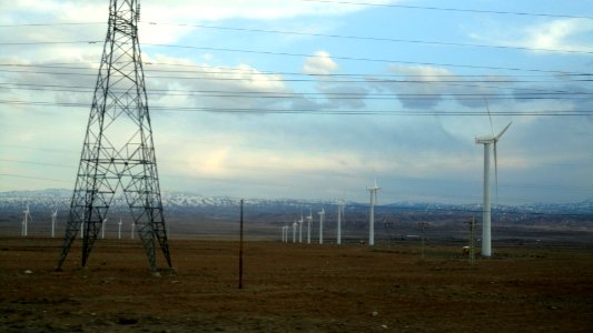 The Road of 44 - East of Iran - Nishapur to Mashhad - Dizbad wind farm 4