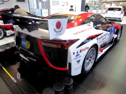 The rearview of No.88 GAZOO Racing LFA