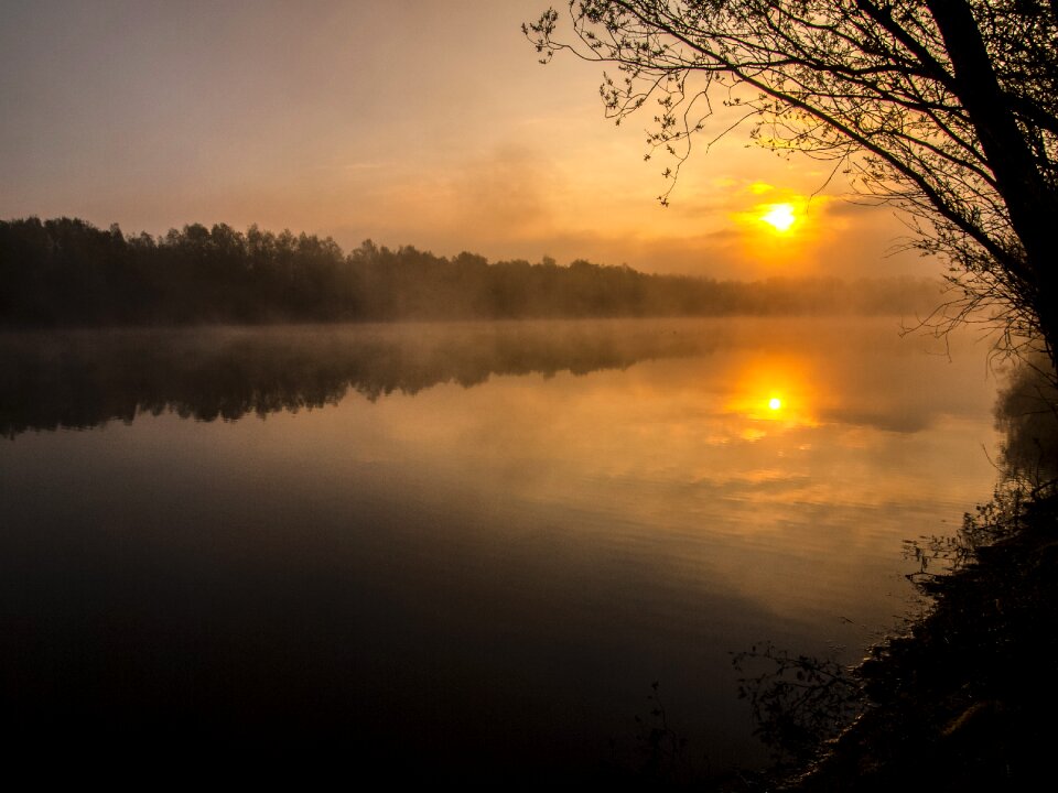 Sunrise landscape morning light