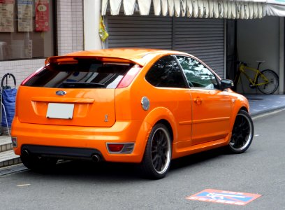 The rearview of Ford Focus ST Mk.II