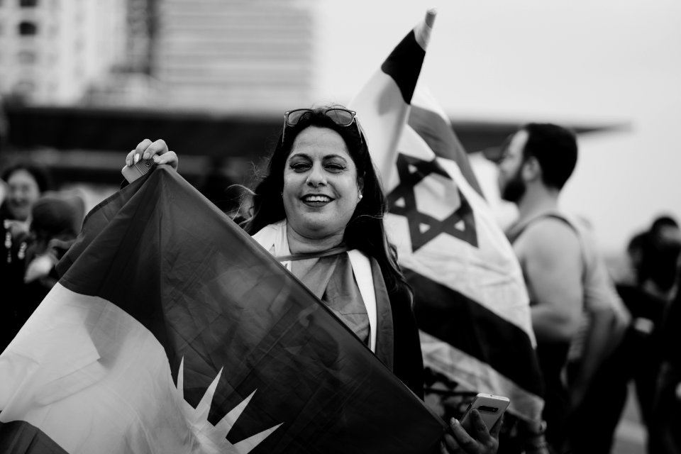 The solidarity protest for Rojava organized by Kurdish Jews on October 15th 2019 in Tel Aviv, Israel 09