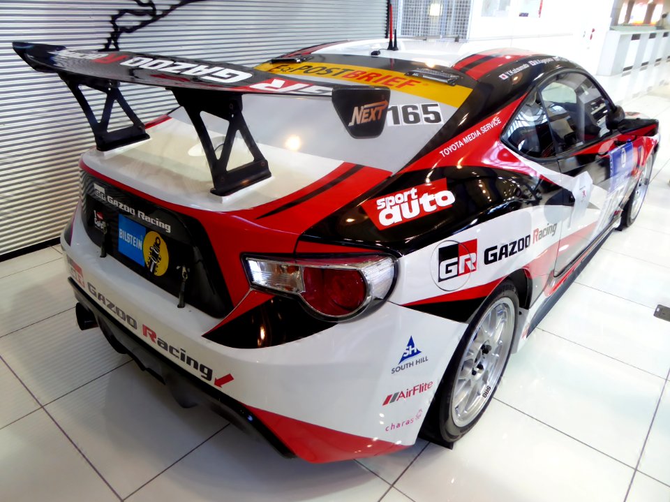 The rearview of No.165 GAZOO Racing 86