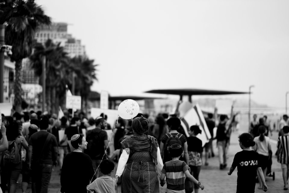The solidarity protest for Rojava organized by Kurdish Jews on October 15th 2019 in Tel Aviv, Israel 29