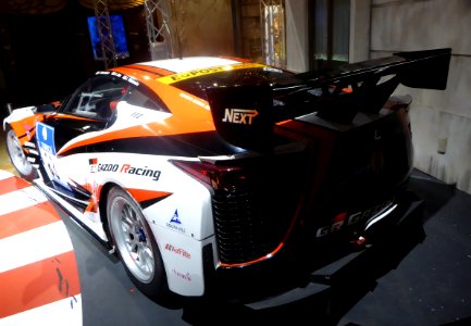 The rearview of No.83 GAZOO Racing LFA