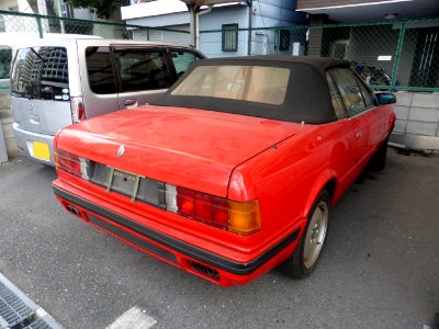 The rearview of Maserati Biturbo 2.5