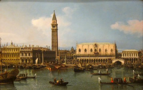 The Molo from the Basin of San Marco, Venice by Canaletto, San Diego Museum of Art photo