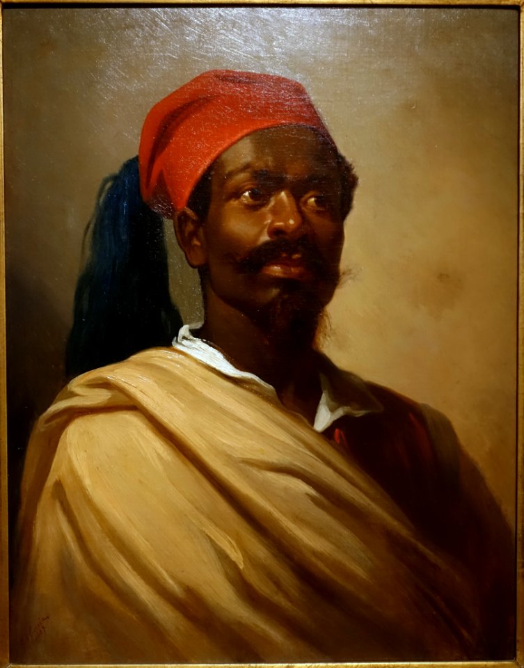 The Negro by Joao Antonio Correia, 1869, oil on canvas - Museu Nacional de Soares dos Reis - Porto, Portugal - DSC00697
