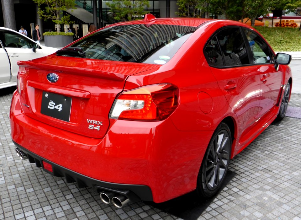 The rearview of Subaru WRX S4 2.0GT EyeSight (VAG)
