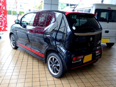 The rearview of Suzuki ALTO TURBO RS (HA36S)