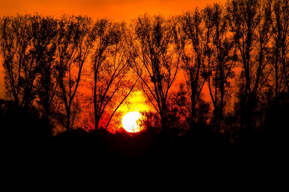 Sunrise landscape morning light