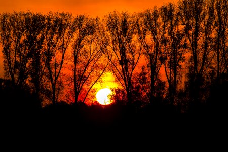 Sunrise landscape morning light