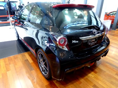 The rearview of Toyota Vitz GRMN Turbo PROTOTYPE