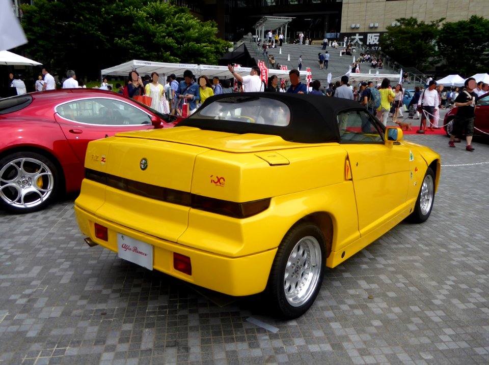 The rearview of Alfa Romeo RZ