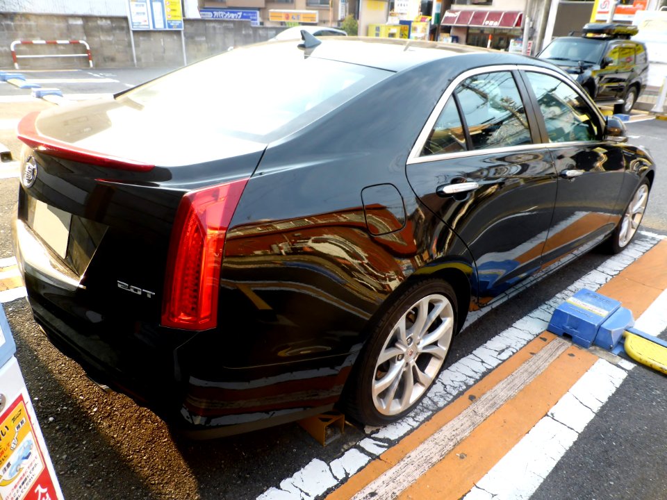 The rearview of Cadillac ATS 2.0T