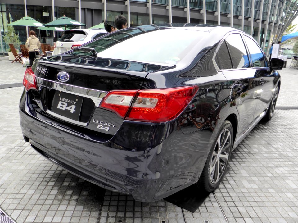 The rearview of Subaru LEGACY B4 Limited (BN9)