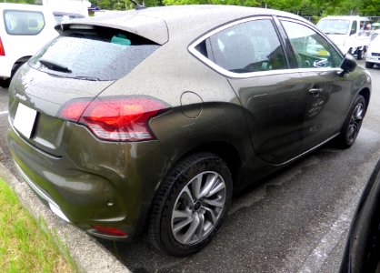The rearview of Citroen DS4 Chic