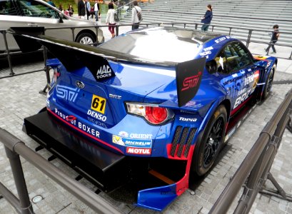 The rearview of SUBARU BRZ R&D SPORT Ver.2014