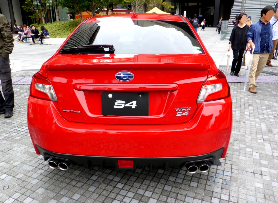 The rearview of Subaru WRX S4 2.0 GT EyeSight (VAG)