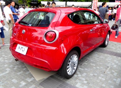 The rearview of Alfa Romeo MiTo Competizione