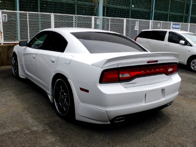 The rearview of Dodge CHARGER MY2012