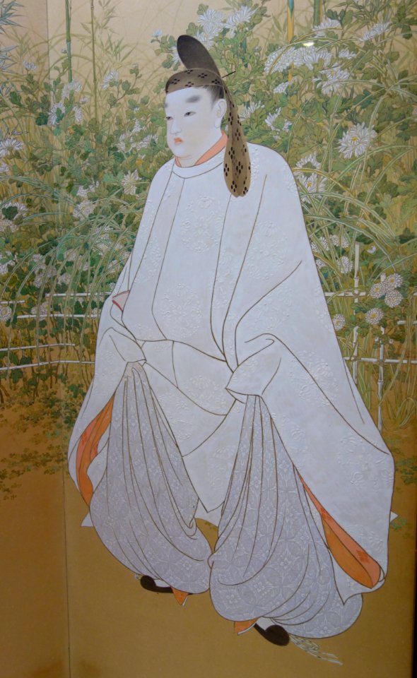 The Visit by Chikuha Otake, detail, 1910, color on paper - National Museum of Modern Art, Tokyo - DSC06568