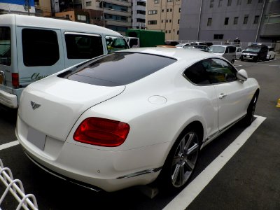 The rearview of 2nd generation Bentley CONTINENTAL GT SPEED