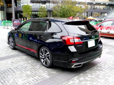 The rearview of Subaru LEVORG 2.0GT-S EyeSight (VMG) with accessory parts