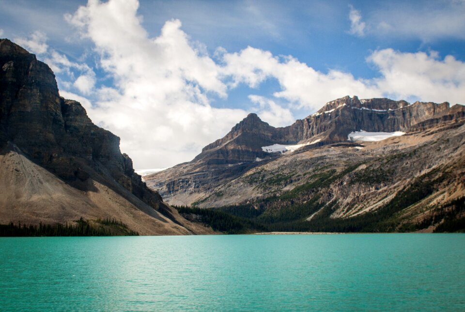 Rocky mountains scenic landscape