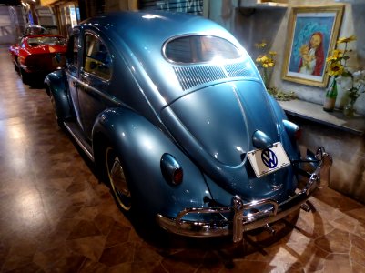 The rearview of 1957 Volkswagen Type 1