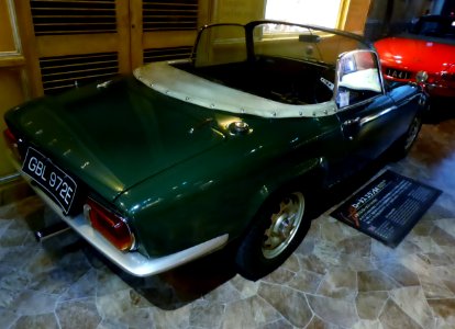 The rearview of 1972 Lotus Elan S4