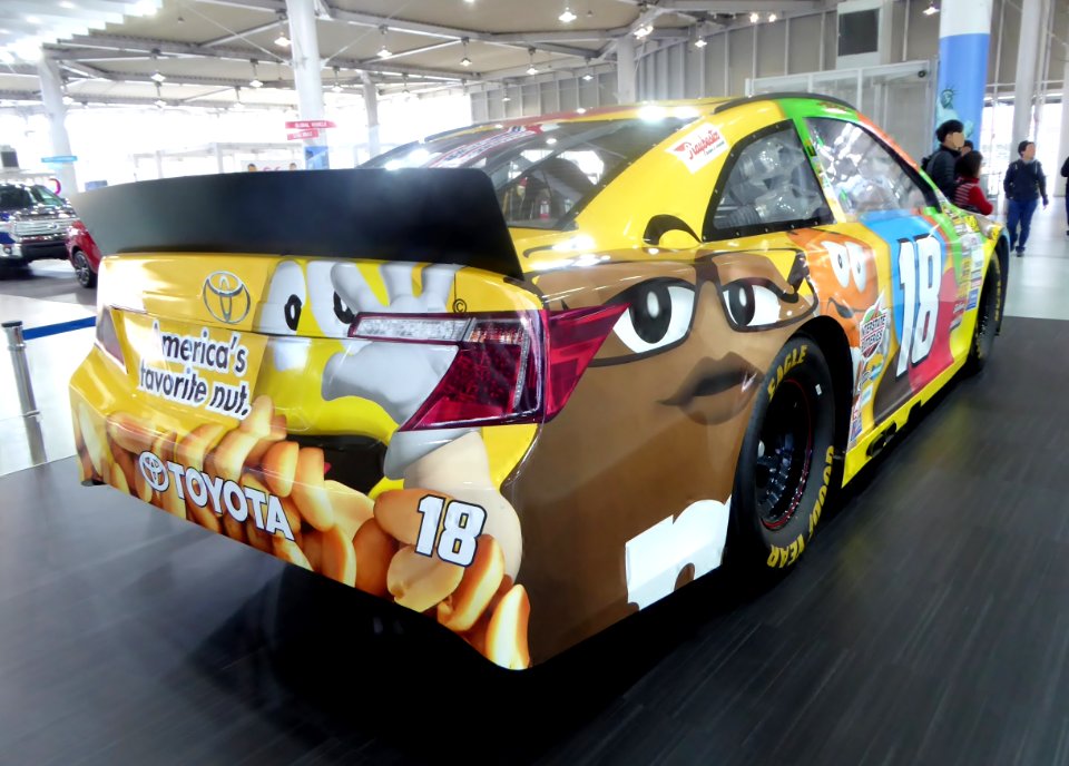 The rearview of No.18 Toyota CAMRY ver.NASCAR