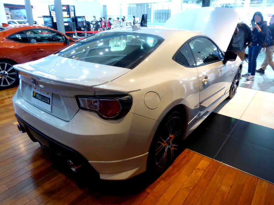 The rearview of Toyota 86 (ZN6) with MODELISTA parts