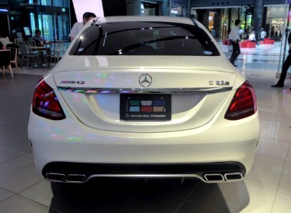 The rearview of Mercedes-AMG C63 S (W205) photo