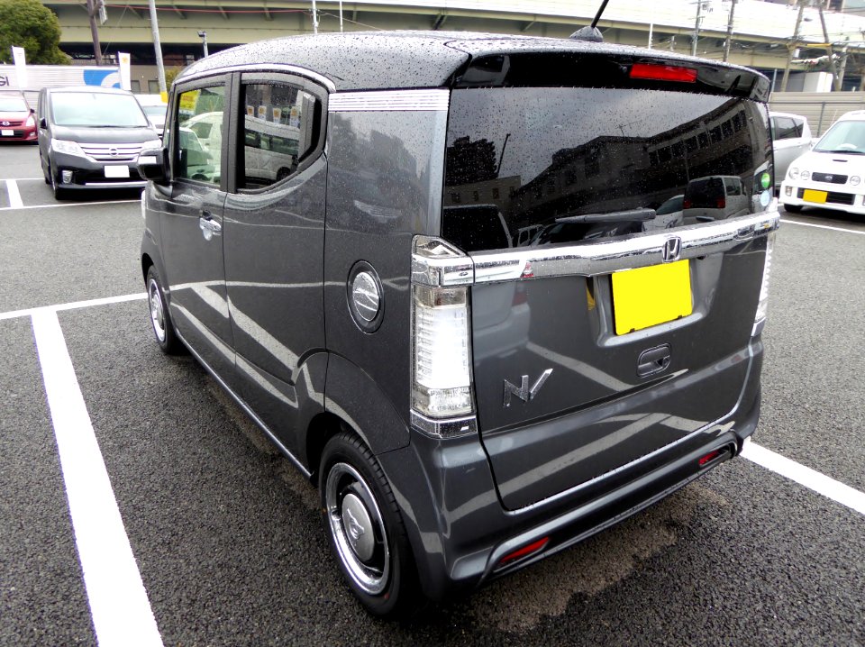 The rearview of Honda N-BOX SLASH X (JF1)