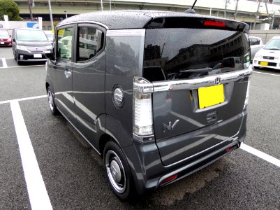 The rearview of Honda N-BOX SLASH X (JF1)