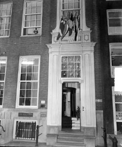 Theeadviesbureau Europa, Singel 17072 , ingebruikneming nieuwe expositieruimt, Bestanddeelnr 903-9931