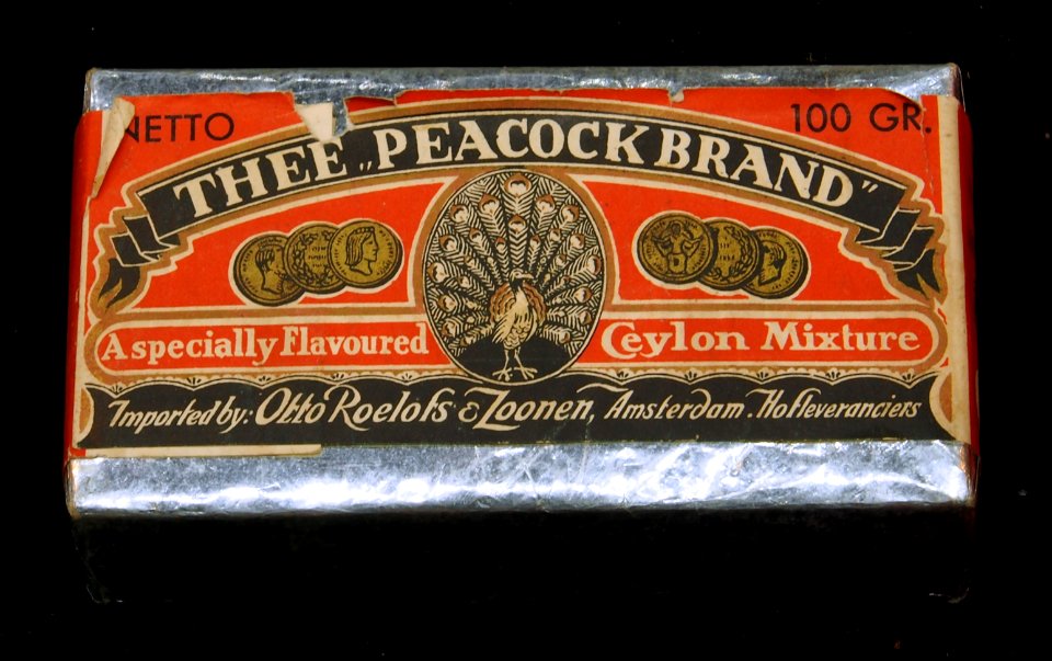 Thee 'Peacock Brand', Otto Roelofs & Zoonen, Amsterdam