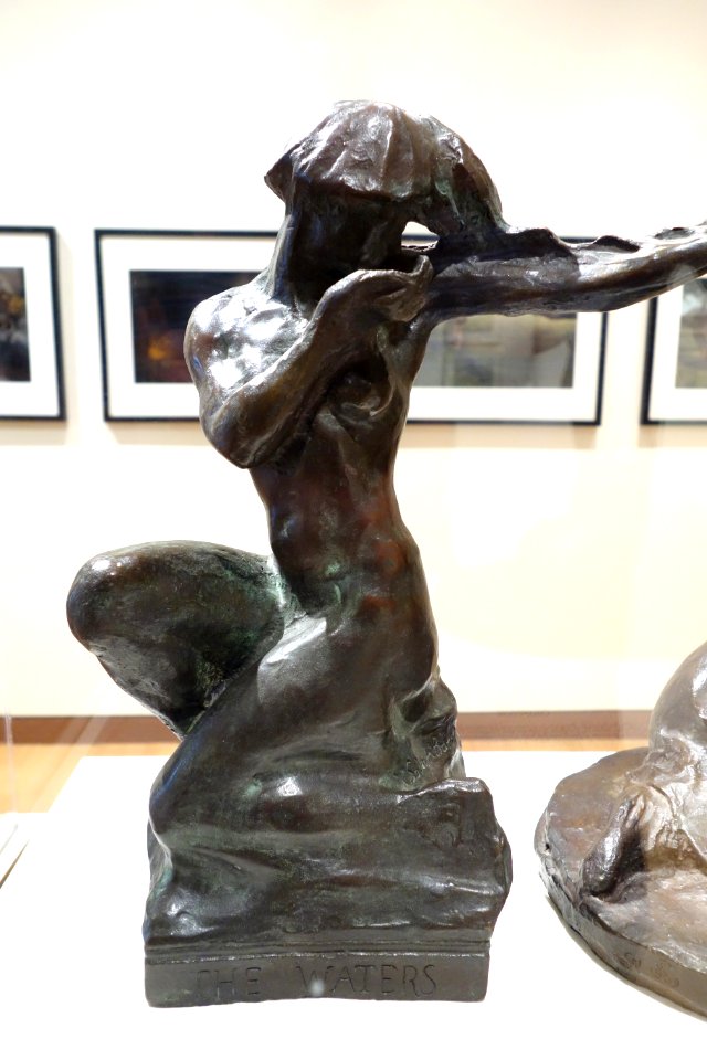 The Waters by Solon H. Borglum, modeled 1913, bronze - New Britain Museum of American Art - DSC09043