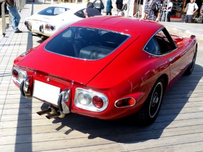 The rearview of Toyota 2000GT (MF10 latter period)